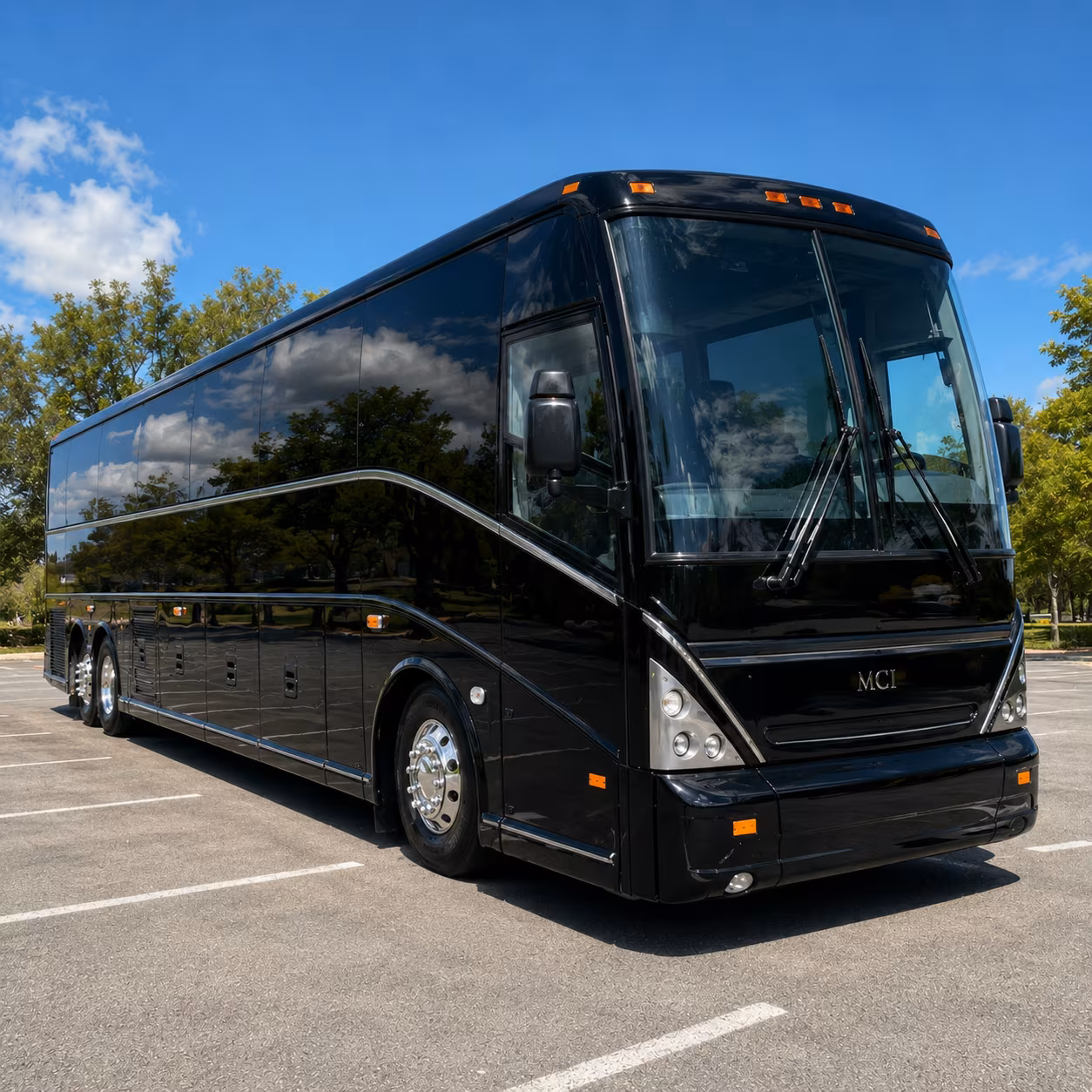prom graduation and school event buses across oakland county